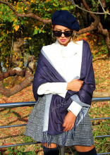 **Sal Dama PREMIUM "Clarita" Marine&Gray