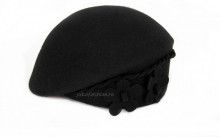 *Basca tip Toca "Brigitte" Neagra by JukaFashion.ro