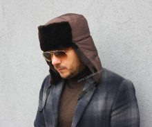*Caciula Blana "Kazaciok" Maroon by JukaFashion.ro (2018)
