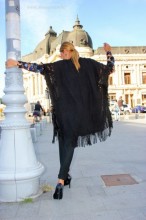 Cardigan Dama "Jollie" Negru by JukaFashion.ro (2018)