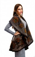 Cardigan 'Russian Kiss" Choco Grey by JukaFashion.ro cod B01605