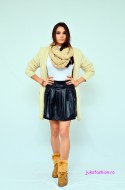 OFERTA PROMO : Maleta Dama "Juka" White by JukaFashion.ro cod 8003