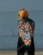 Sal Traditional "Svetlana" Negru by jukafashion.ro