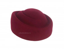 *Toca Dama "Queen" Burgundy by JukaFashion.ro