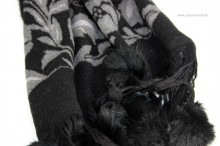 *Fular Dama PREMIUM "Lillo" Black cod LI2