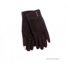 Manusi Dama Flausata "Mika" Maron by JukaFashion.ro cod L1