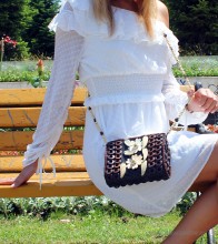 Mini Bag tip Clutch "Woddie" by JukaFashion.ro (2018)