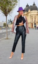 *Sacou Dama " Mamba" Golden by JukaFashion.ro (2018)