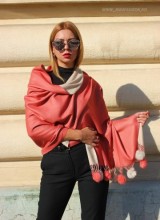 **Sal Dama PREMIUM "Finura" Fucsia&Nude by jukafashion.ro (2018)