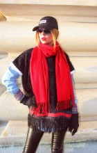 *Sal Esarfa PREMIUM "Lille"  Red