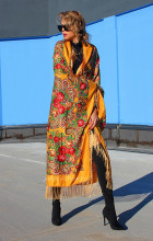 Sal Traditional "Floreale" Galben by jukafashion.ro