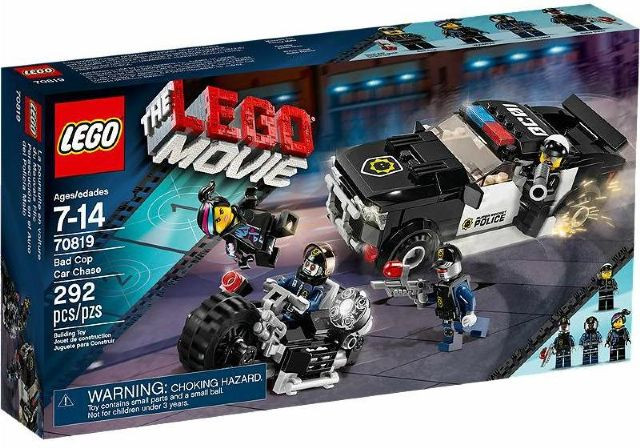 lego movie bad cop car chase