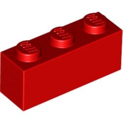 3622-5G Steen 1x3 rood gebruikt *1L0000