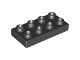 40666-11 DUPLO plaat 2x4 zwart NIEUW *
