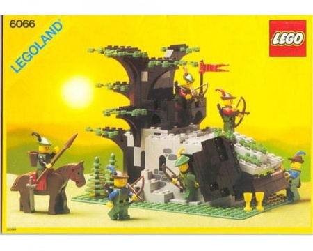 INS6066-G 6066 BOUWBESCHRIJVING- Camouflaged Outpost gebruikt *LOC RBL