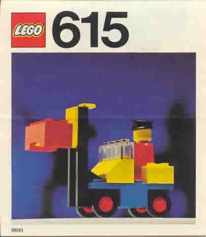 INS615-2-G 615 BOUWBESCHRIJVING Fork Lift with Driver gebruikt *LOC RB