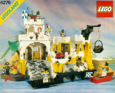INS6276-G 6276 BOUWBESCHRIJVING- Eldorado Fortress gebruikt *LOC RBL