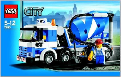 INS7990 7990 BOUWBESCHRIJVING- Cement Mixer NIEUW *