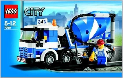 INS7990-G 7990 BOUWBESCHRIJVING- Cement Mixer gebruikt *LOC M4