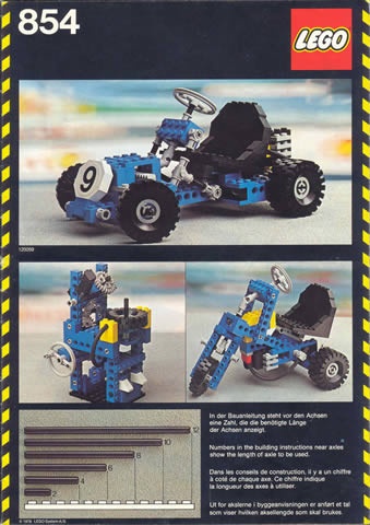 INS854-G 854 BOUWBESCHRIJVING Go-kart gebruikt *