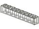 3008-12 Steen 1x8 transparant NIEUW *5K0000