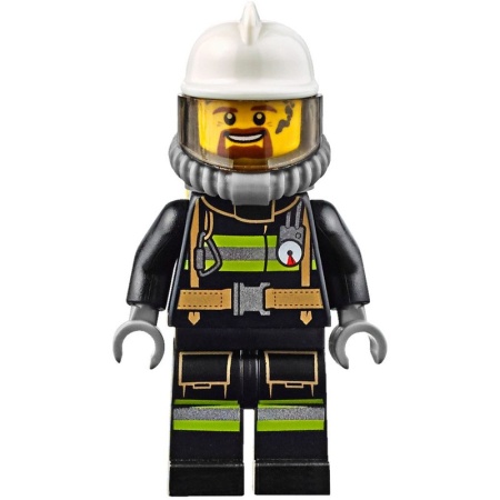 cty0626 Brandweer, witte helm, beademingsapparatuur NIEUW *0M0000