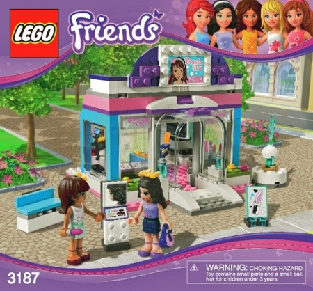 INS3187 3187 BOUWBESCHRIJVING- Butterfly Beauty Shop NIEUW *