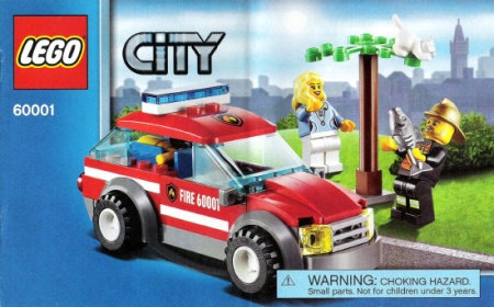 INS60001 60001 BOUWBESCHRIJVING- Fire Chief Car gebruikt *