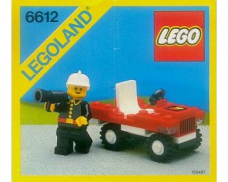 INS6612-G 6612 BOUWBESCHRIJVING- Fire Chief's Car gebruikt *LOC M3