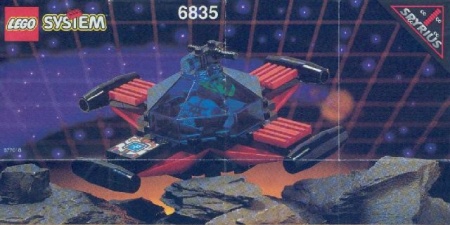 INS6835-G 6835 BOUWBESCHRIJVING- Saucer Scout gebruikt *LOC RBS