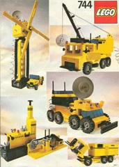 INS744-G 744 BOUWBESCHRIJVING Universal Building set gebruikt *LOC RB