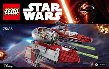 INS75135 75135 BOUWBESCHRIJVING- Obi-Wan's Jedi Interceptor NIEUW *LOC RBSW