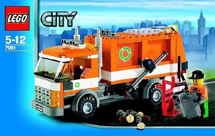 INS7991-Gb 7991 BOUWBESCHRIJVING- Recycle Truck MET GAATJES gebruikt *