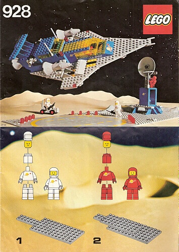 INS928-G 928 BOUWBESCHRIJVING- Galaxy Explorer gebruikt *LOC RB