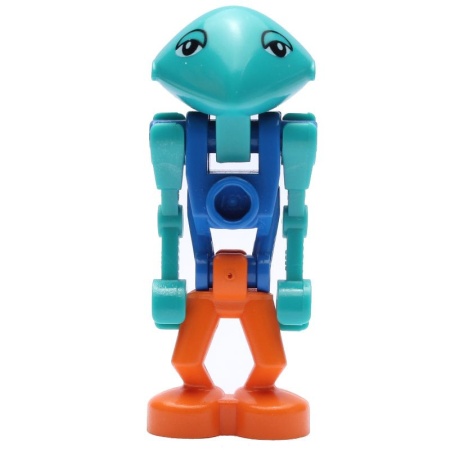 lom018G Life on Mars: Martian blauw lichaam, oranje benen gebruikt *0M0000
