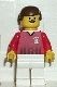 soc090G Voetballer rode/witte Team met shirt #11 gebruikt *0M0000