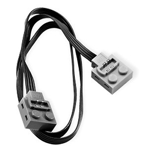 8871-86 Verlengsnoer POWER FUNCTIONS 50 centimeter(let op, niet voor oude systeem!) grijs, licht (blauwachtig) NIEUW loc