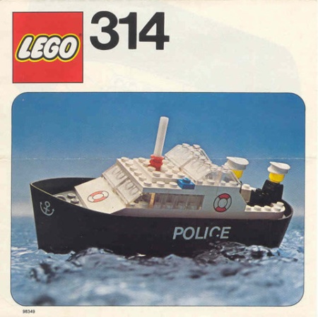 INS314-G 314 BOUWBESCHRIJVING Politieboot gebruikt *LOC RB