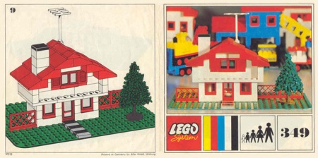 INS349-1-G 349 BOUWBESCHRIJVING Swiss Chalet gebruikt *LOC RB