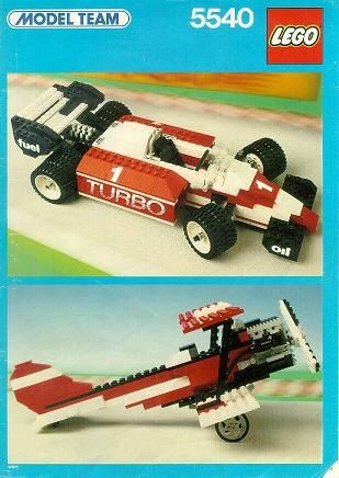 INS5540-G 5740 BOUWBESCHRIJVING- Formula 1 Racer gebruikt *