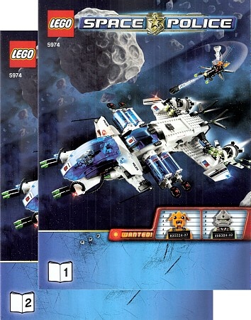 INS5974-G 5974 BOUWBESCHRIJVING- Galactic Enforcer gebruikt *
