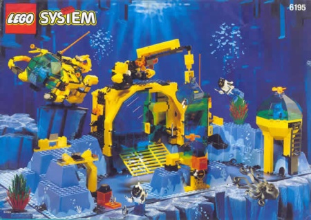 INS6195-G 6195 BOUWBESCHRIJVING- Aquazone: Neptune Discovery Lab gebruikt *LOC RBS