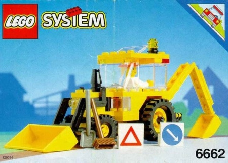 INS6662-G 6662 BOUWBESCHRIJVING- Backhoe gebruikt *LOC RBS