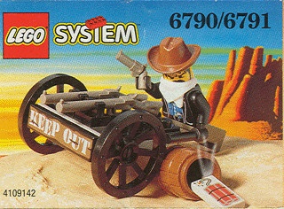 INS6790-G 6790 BOUWBESCHRIJVING- Bandit's Wheelgun gebruikt *LOC RBS
