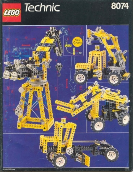 INS8074-G 8074 BOUWBESCHRIJVING- Universal Building Set gebruikt *loc m7