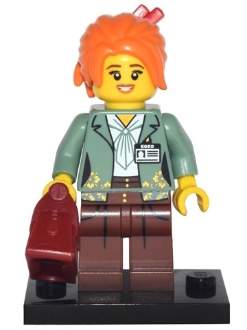 coltlnm-9 The Ninjago Movie- Midako met tas en voetstuk NIEUW *0M0000
