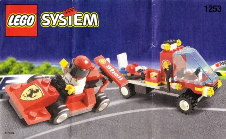 INS1253-G 1253 BOUWBESCHRIJVING- Shell cart en servicewagen gebruikt *LOC RBS