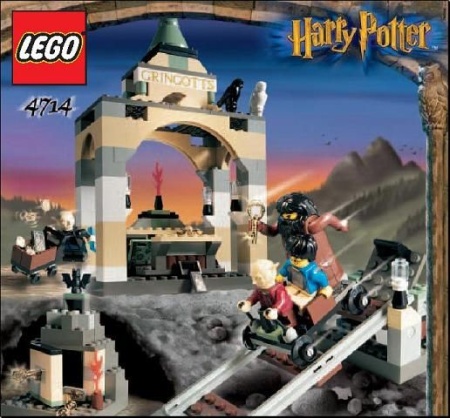 INS4714-G 4714 BOUWBESCHRIJVING- Harry Potter- Gringrott's Bank gebruikt *