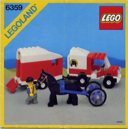 INS6359-G 6359 BOUWBESCHRIJVING- Horse Trailer gebruikt *LOC RBL