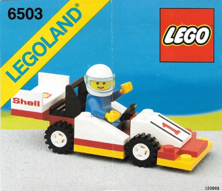 INS6503-G 6503 BOUWBESCHRIJVING- Sprint Racer gebruikt *LOC RBL